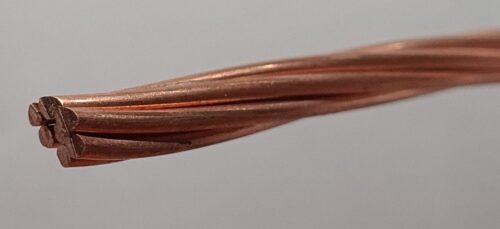 1x10mm2 (7x1.35) Bare copper