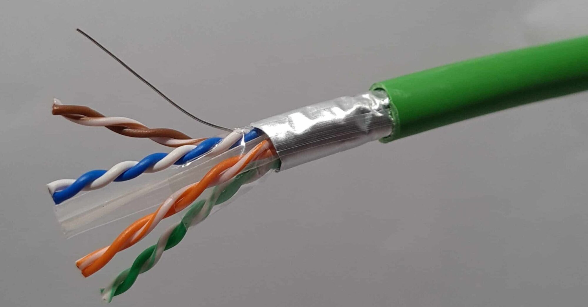 Cat 6A F-UTP Halogeen vrij groen B2ca