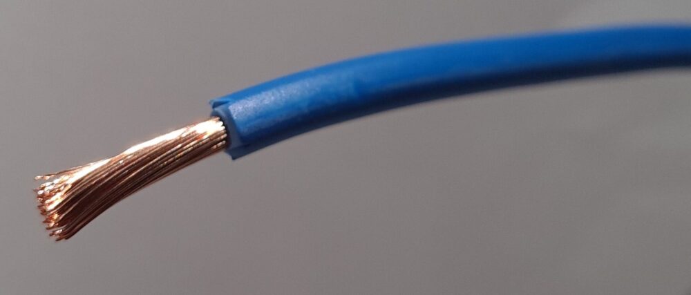 1x6.0mm2 H07V-K Blue