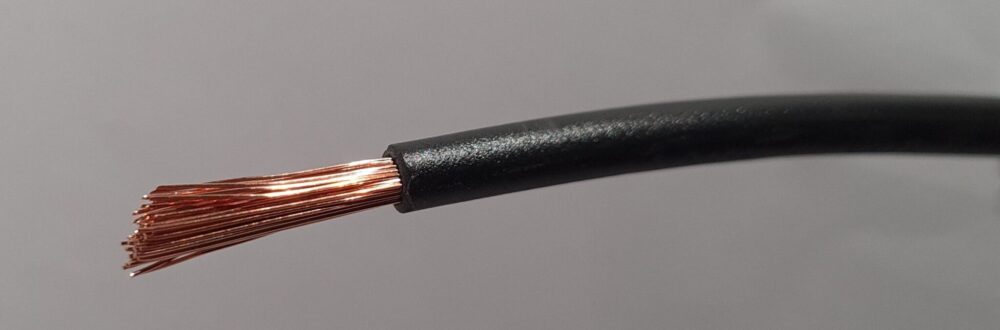 1x6.0mm2 H07V-K Black