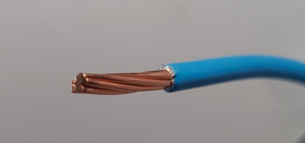 1x10mm2 H07V-R Blue