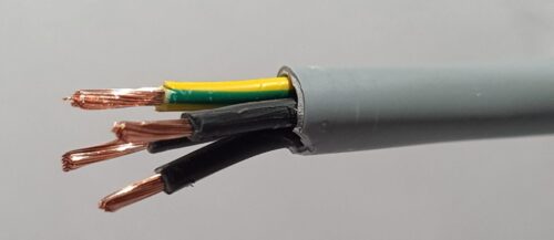 4G1.0mm2 YSLY-JZ GREY ECA 300/500V