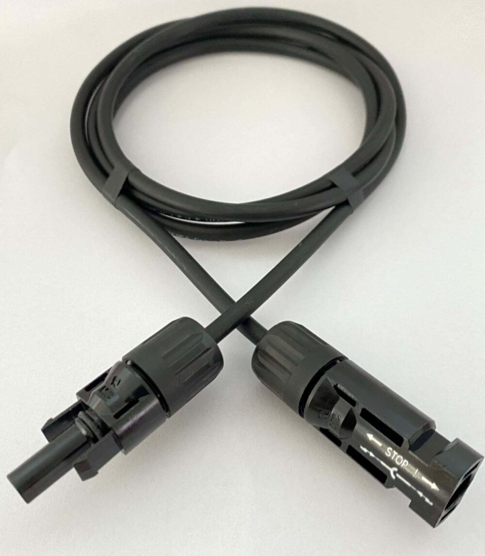1x4.0mm2 H1Z2Z2-K DCA 1 meter ( Assembled ) staubli MC4