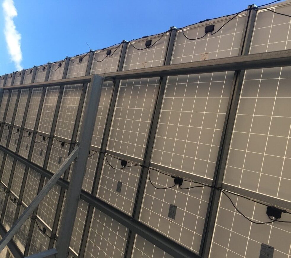 onderkant zonnepanelen, solar panels