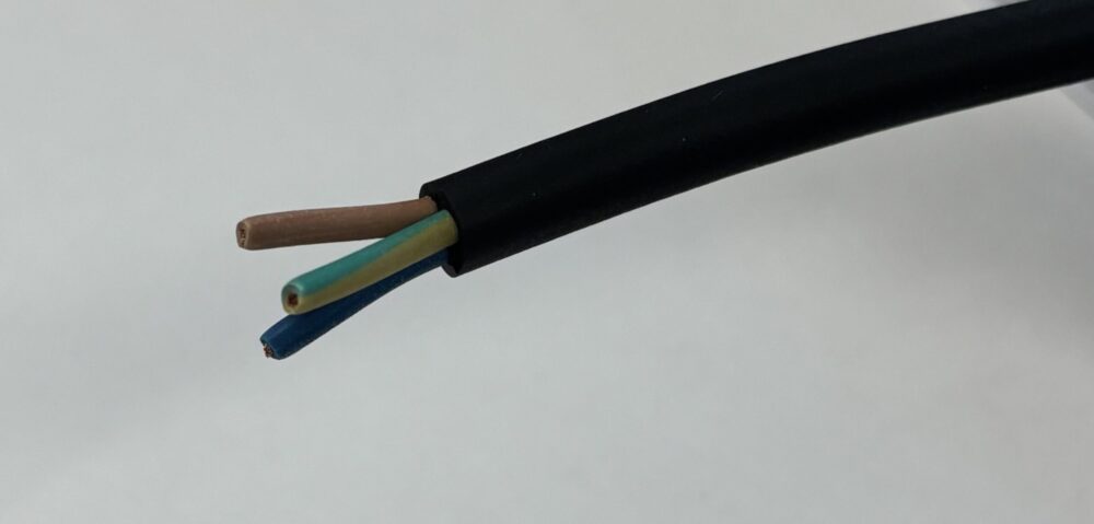 3G0.75mm2 H05RR-F Black