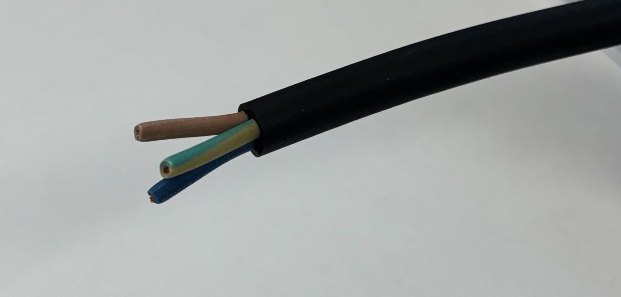 3G0.75mm2 H05RR-F Black