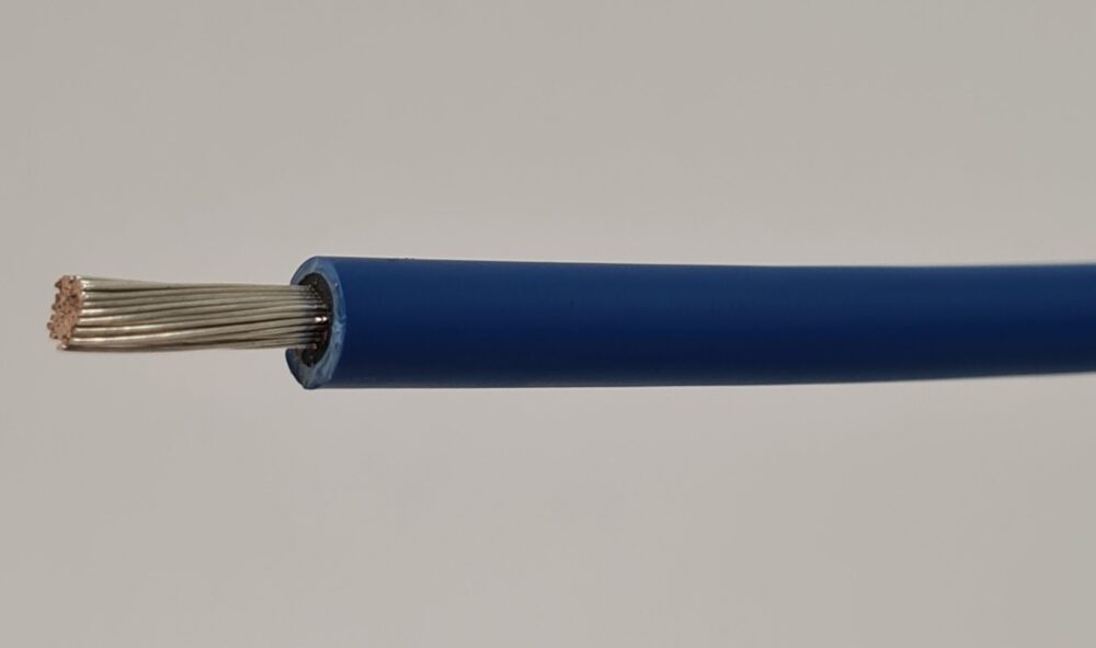 Solar kabel (H1Z2Z2-K) DCA Blauw 6.0mm2