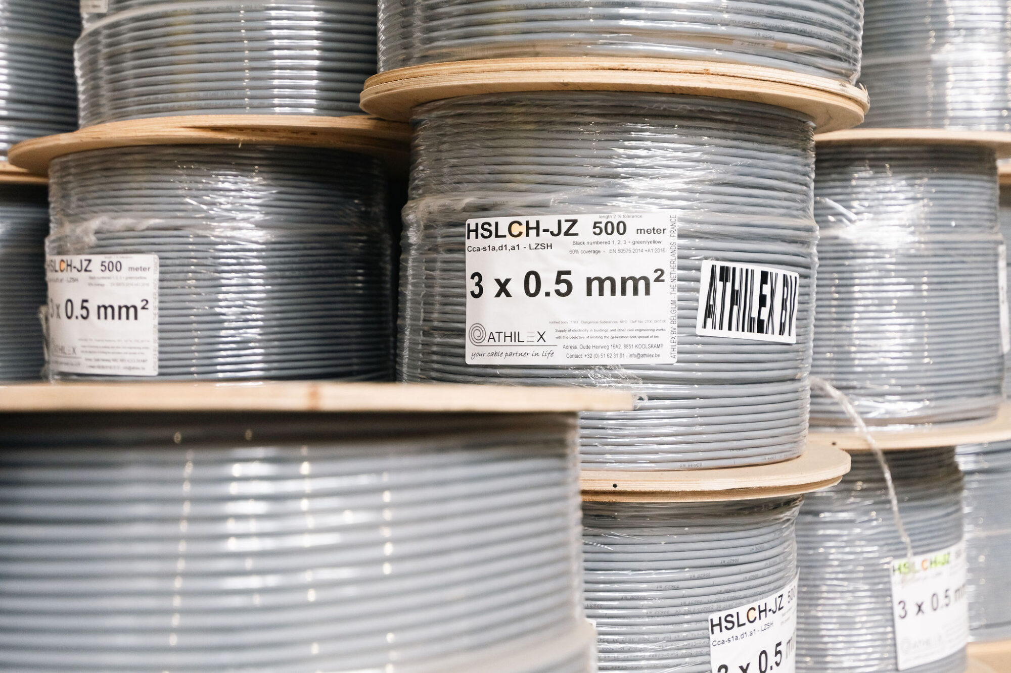 HSLCH-JZ/LIHCH Shielded Control Cable 7 x 4mm² (LSZH) • Athilex